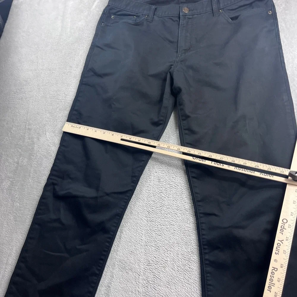 Banana Republic‎ Travel Jean Mens 36x34 Slim Fit Black Stretch Pants 5-Pocket